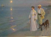 Peder Severin Kroyer, Artist and his wife